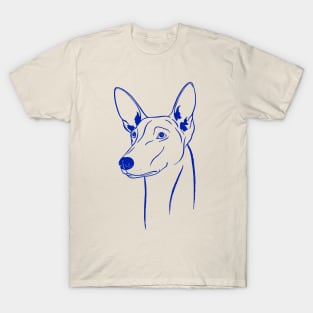 Pharaoh Hound (Beige and Blue) T-Shirt